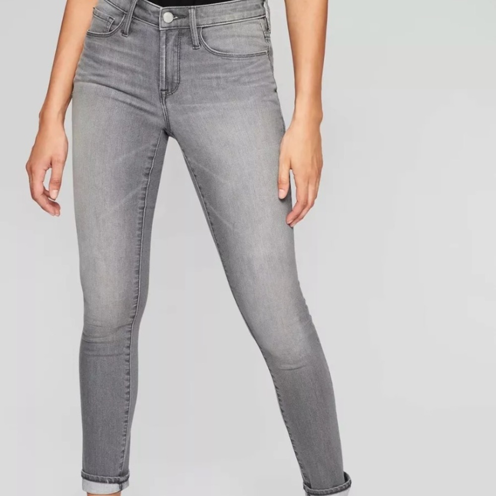 Athleta Jeans Size 6 Sculptek Skinny Jean Gray 6